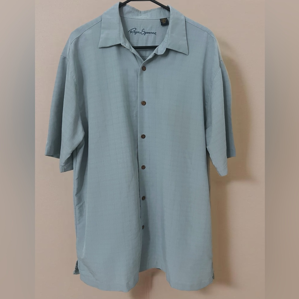 Reyn Spooner Very Rare Vintage Embroidery Tag Shirt